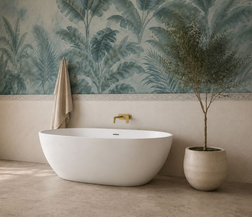 Pietra Bianca Bella Freestanding Stone Bath