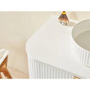 Avalon Wall Hung Vanity 900 (Matte White) - Aqualux Bathrooms- Poseidon