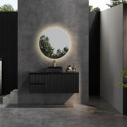 Brindabella Matte Black 1200mm Single Bowl Wall Hung Vanity - Beyond Bathware