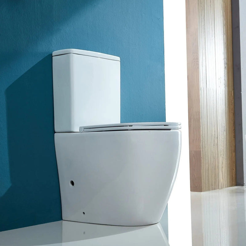 Mercio Cera Rimless Back To Wall Toilet Suite - Aqualux Bathrooms- Mercio