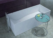 Pietra Bianca Cube Freestanding Stone Bath - view 5