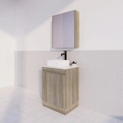 ABS Riva Riva MFL2 Freestanding Vanity 600mm - Dark Oak