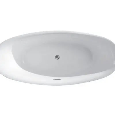 Disney 1500mm Freestanding Designer Gloss White bathtub - Aqualux Bathrooms- Mercio