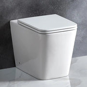 Mercio Enox99 Rimless Wall Faced Floor Toilet Pan - Aqualux Bathrooms- Mercio
