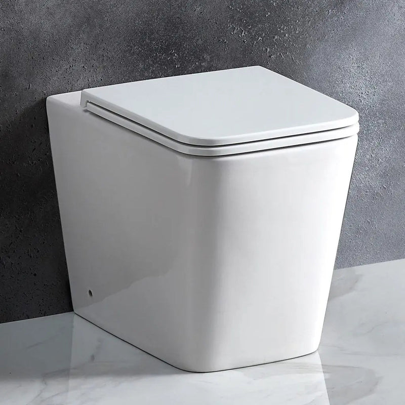 Mercio Enox99 Rimless Wall Faced Floor Toilet Pan - Aqualux Bathrooms- Mercio