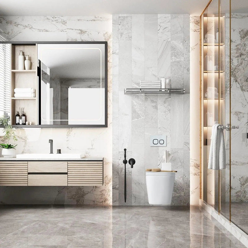Enox66 Wall Hung Toilet Pan - Aqualux Bathrooms- Mercio