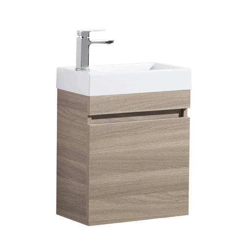 Evie Mini Wall Hung Vanity 450 - Aqualux Bathrooms- Poseidon