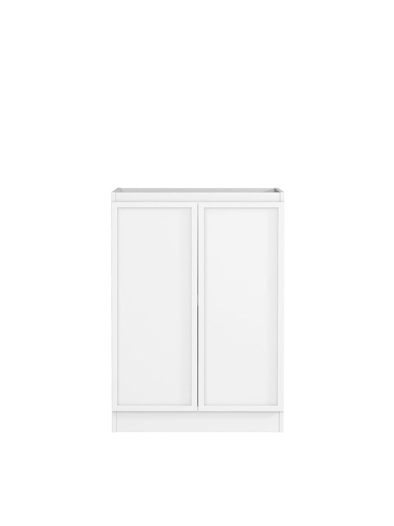 OTTI HAMPSHIRE MATTE WHITE 1300MM LAUNDRY AND WALL CABINET WITH STONE TOP & SINK (PACKAGE-A)