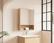 Mercio -  Hera Shaving Cabinet 60cm Tas Oak - Beyond Bathware