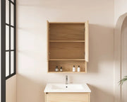 Mercio -  Hera Shaving Cabinet 60cm Tas Oak - Beyond Bathware
