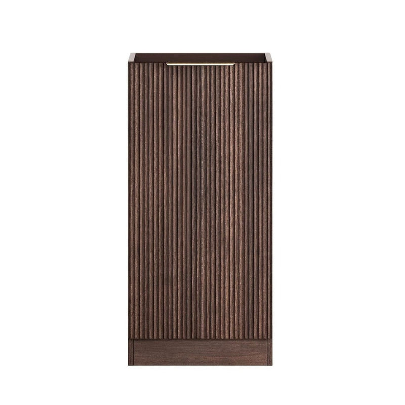 OTTI HAVANA SABLE WALNUT FLUTED 1715MM LAUNDRY AND WALL CABINET WITH STONE TOP & SINK (PACKAGE-C)