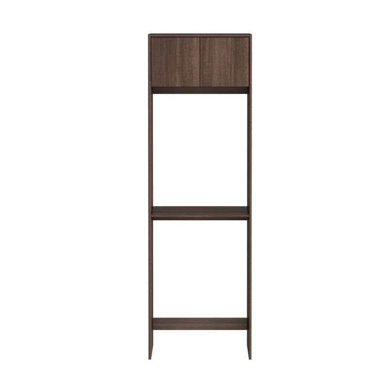 OTTI HAVANA SABLE WALNUT FLUTED 1960MM LAUNDRY AND WALL CABINET WITH STONE TOP & SINK (PACKAGE-C)