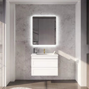 ABS Riva - Riva Hawaii Wall Hung Vanity 750mm - Matt White - Aqualux Bathrooms