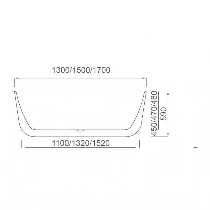 ISEO Ultra Slim Freestanding Bathtub - Aqualux Bathrooms- Mercio