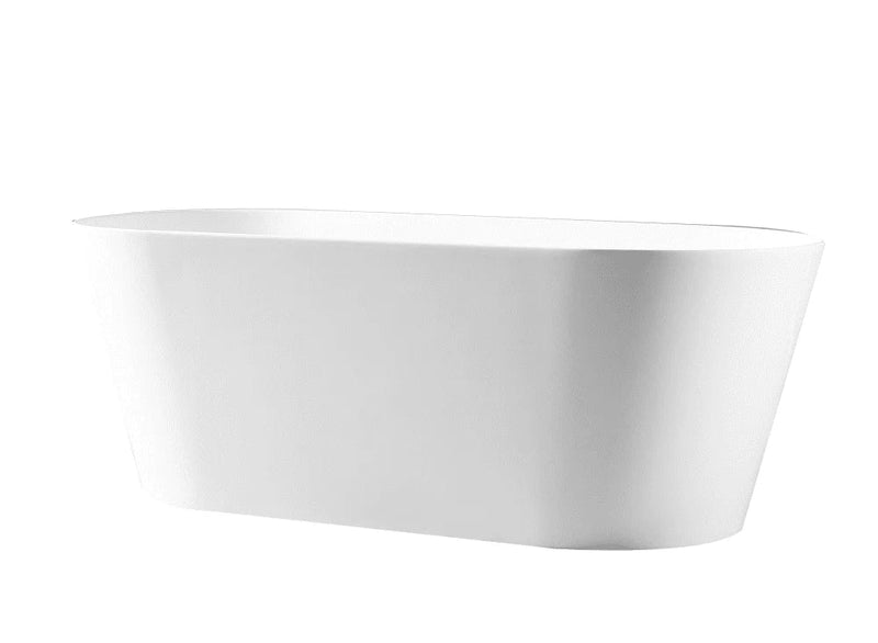ISEO 1300mm Ultra-Slim Freestanding Gloss White Bathtub - Beyond Bathware