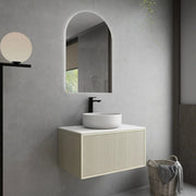 Bellevue Wall Hung Standard Vanity 750 (Coastal Oak) - Aqualux Bathrooms- Poseidon
