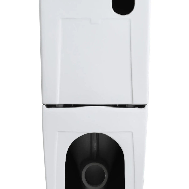 Zeus Rimless Tornado Back to Wall Toilet Suite With Stella Smart Seat Bidet - Aqualux Bathrooms- Poseidon