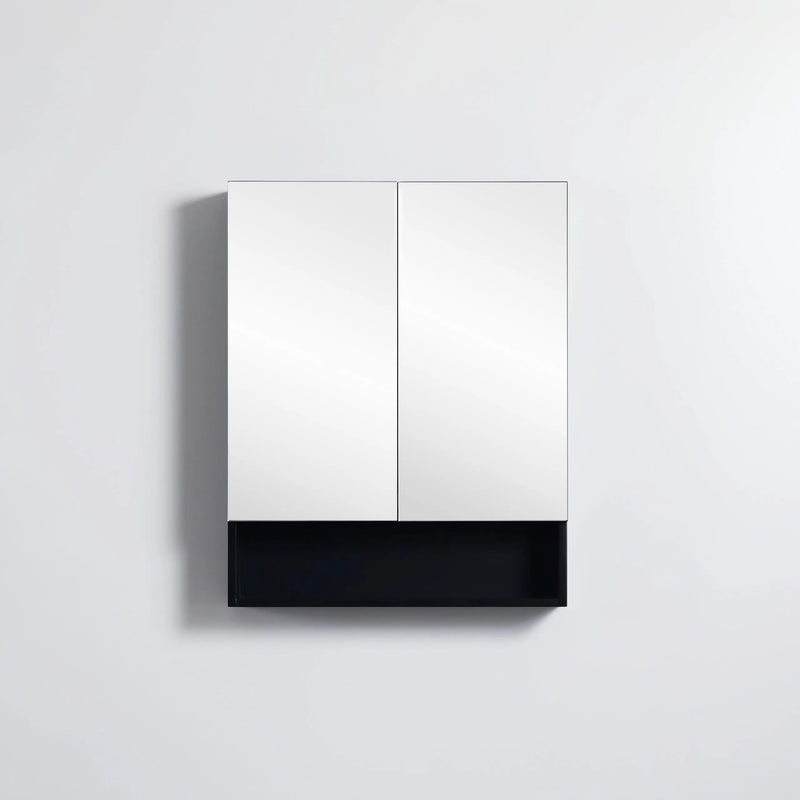 Fremantle Double Doors Shaving Cabinet 600mm - Aqualux Bathrooms- Poseidon