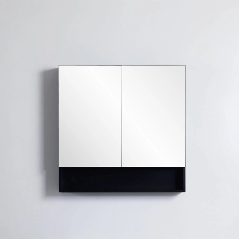 Fremantle Double Doors Shaving Cabinet 750mm - Aqualux Bathrooms- Poseidon
