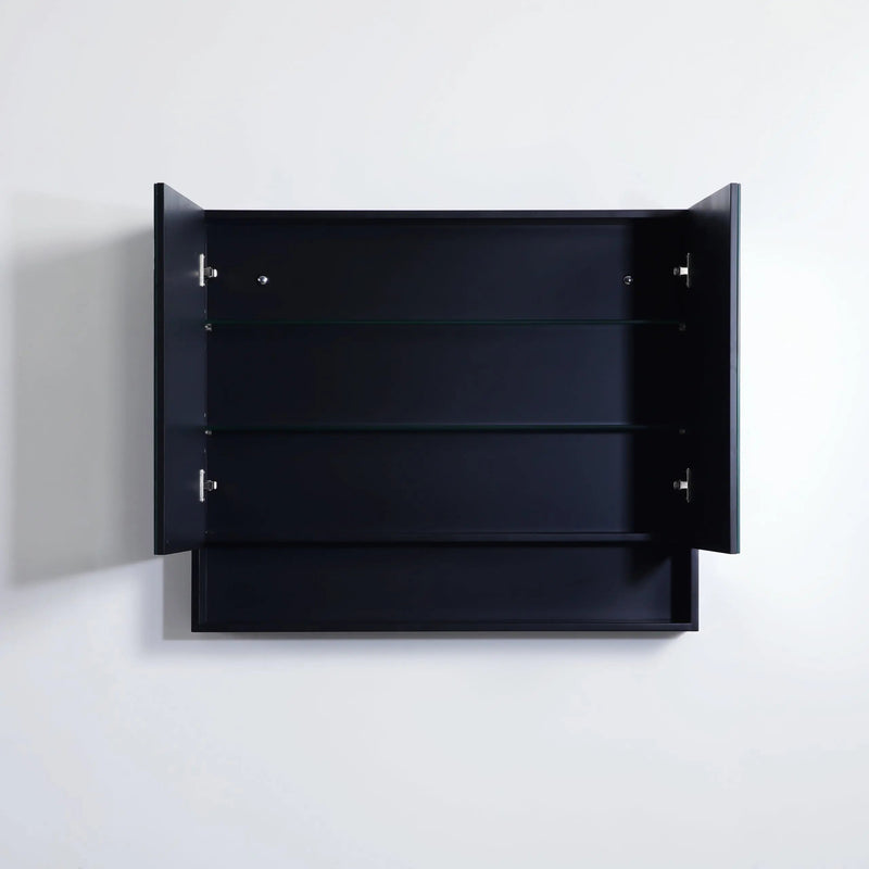 Fremantle Double Doors Shaving Cabinet 900mm - Aqualux Bathrooms- Poseidon