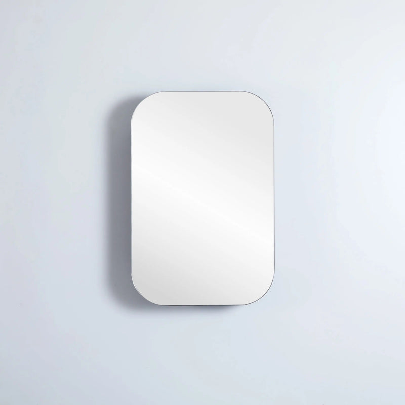 Olivia Mirror Door Shaving Cabinet 600mm - Aqualux Bathrooms- Poseidon