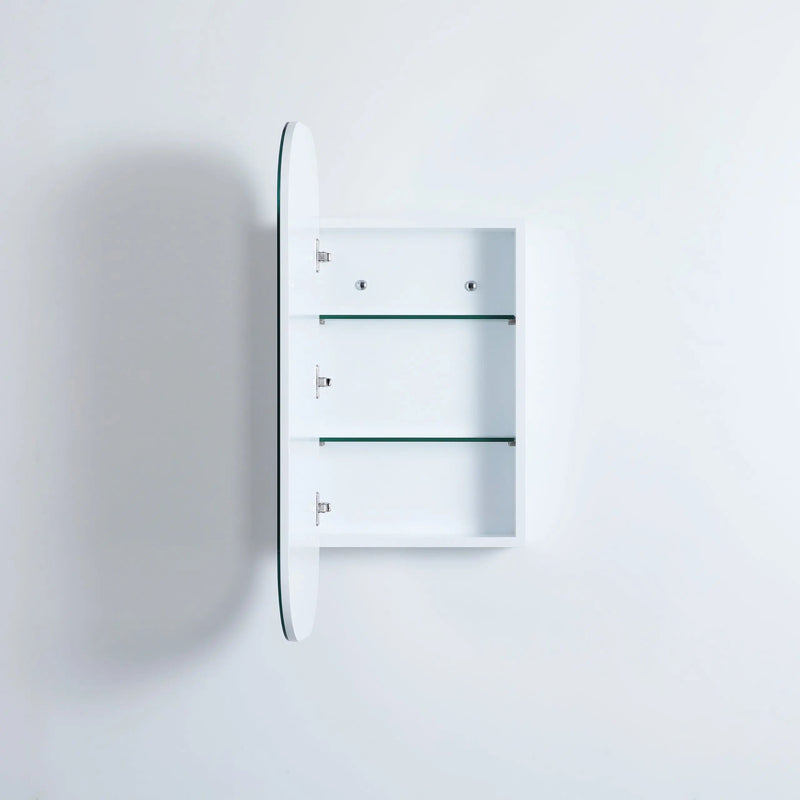 Olivia Mirror Door Shaving Cabinet 400mm - Aqualux Bathrooms- Poseidon