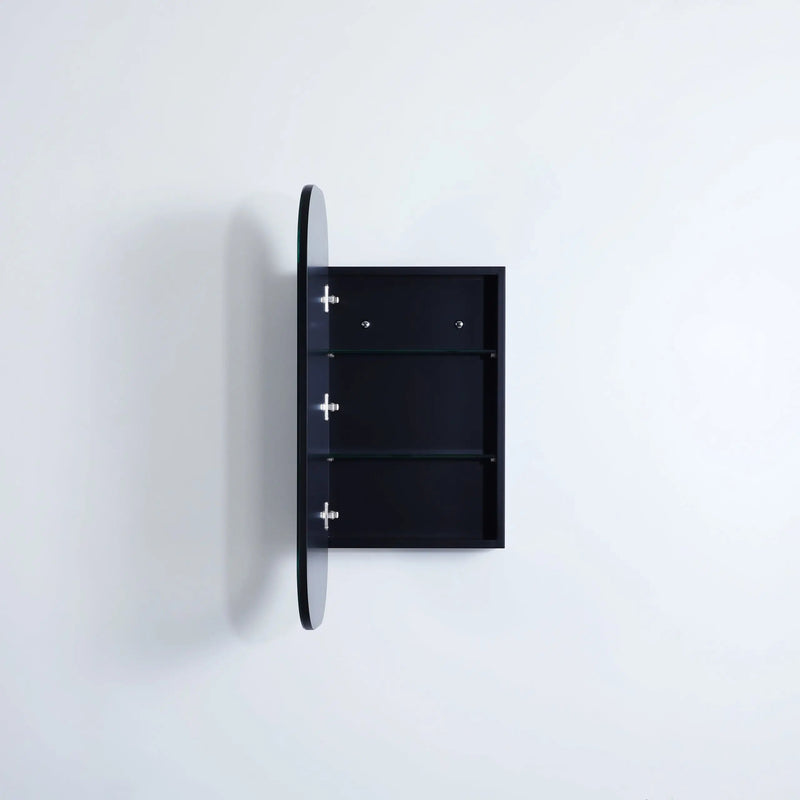 Olivia Mirror Door Shaving Cabinet 400mm - Aqualux Bathrooms- Poseidon