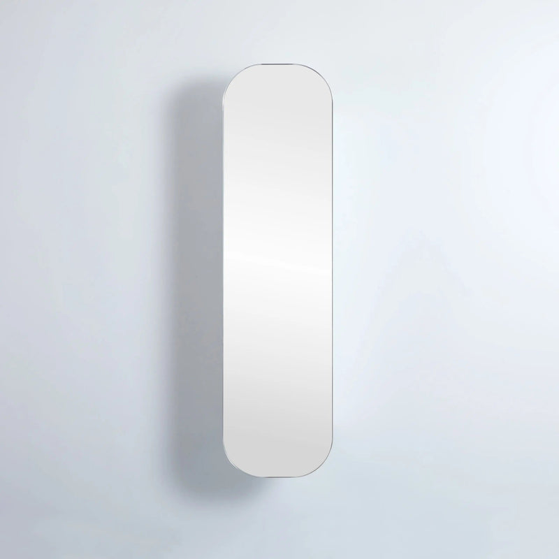 Olivia Mirror Door Shaving Cabinet Tall Boy 1500mm - Aqualux Bathrooms- Poseidon