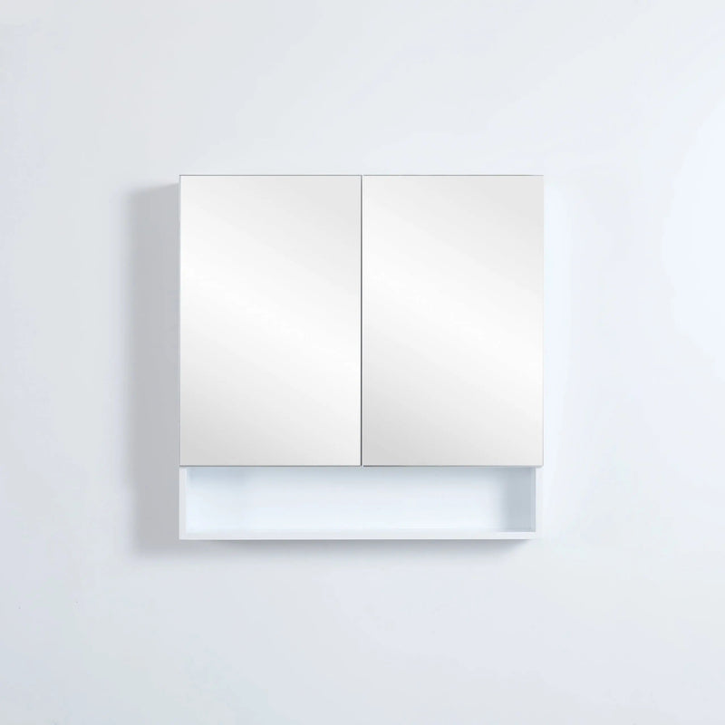 Fremantle Double Doors Shaving Cabinet 750mm - Aqualux Bathrooms- Poseidon