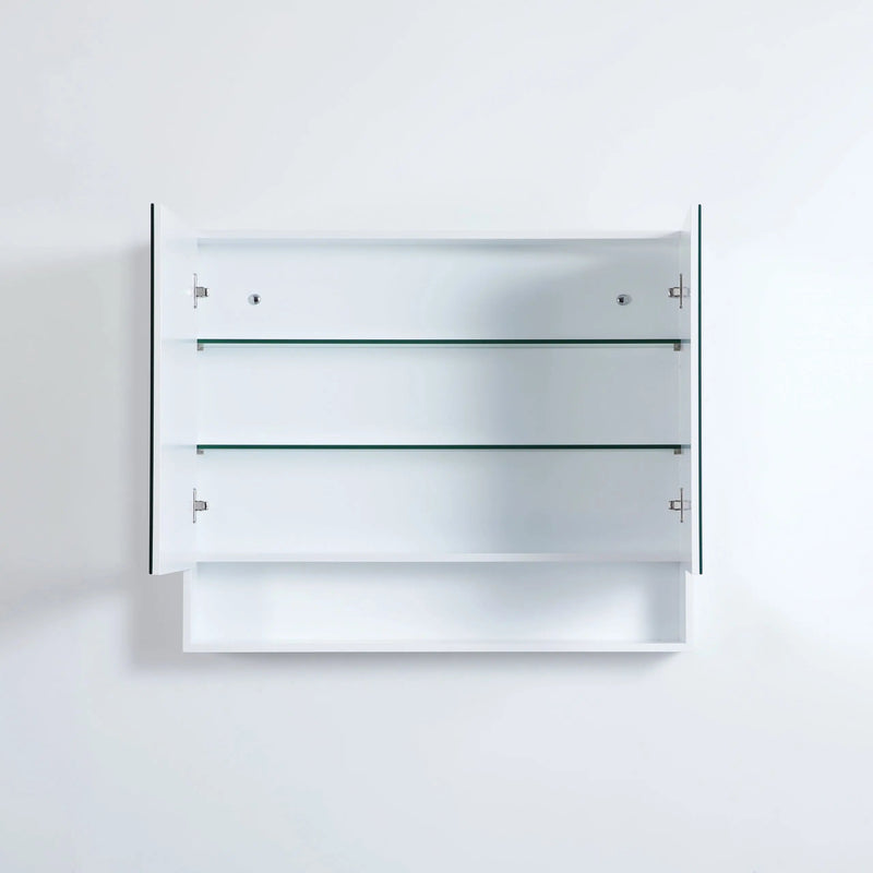 Fremantle Double Doors Shaving Cabinet 900mm - Aqualux Bathrooms- Poseidon