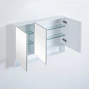 Fremantle Three Doors Shaving Cabinet 1200mm - Aqualux Bathrooms- Poseidon