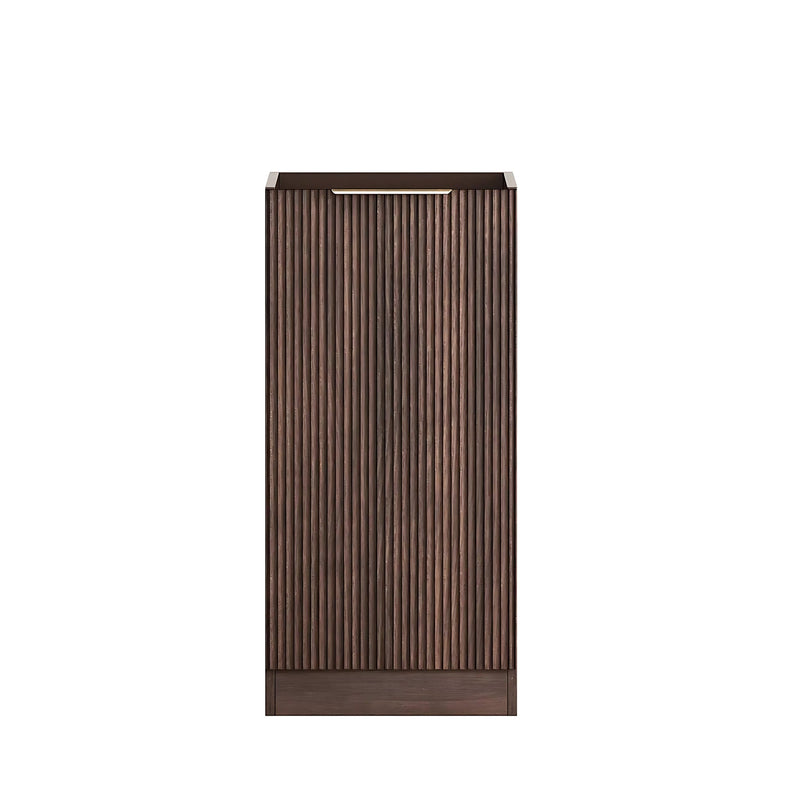 OTTI HAVANA SABLE WALNUT FLUTED 415MM BASE LAUNDRY CABINET