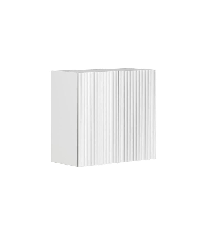 OTTI NOOSA MATTE WHITE FLUTED 630MM WALL LAUNDRY CABINET