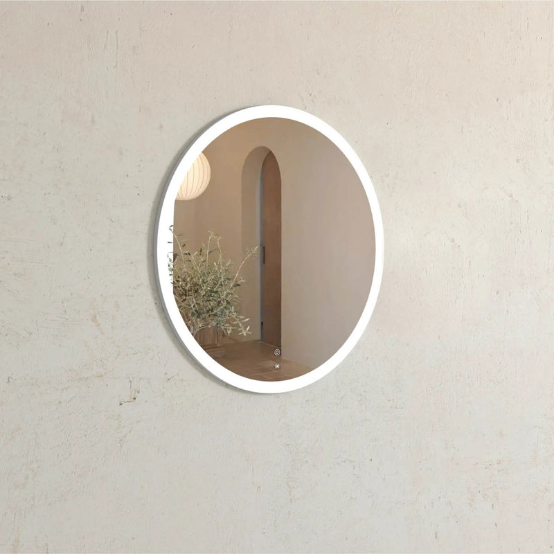 OTTI BONDI METAL FRAMED LED MIRROR WHITE 800X800MM
