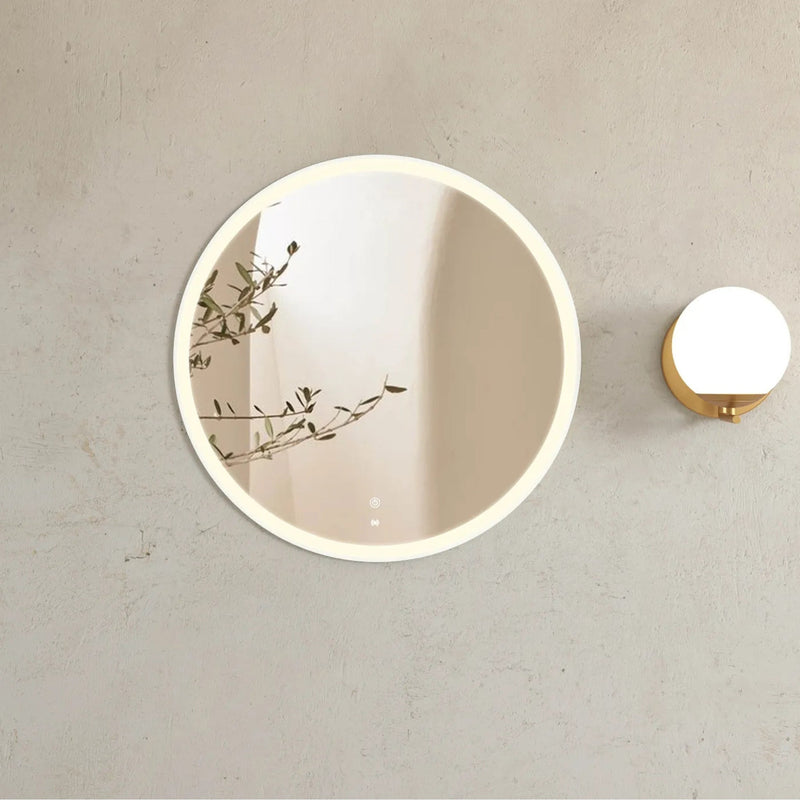 OTTI BONDI METAL FRAMED LED MIRROR WHITE 800X800MM