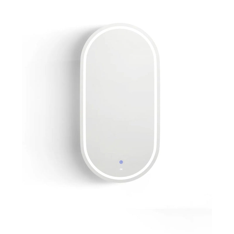 OTTI NOOSA MATTE WHITE LED SHAVING CABINET WITH POWERPOINT 450X900MM