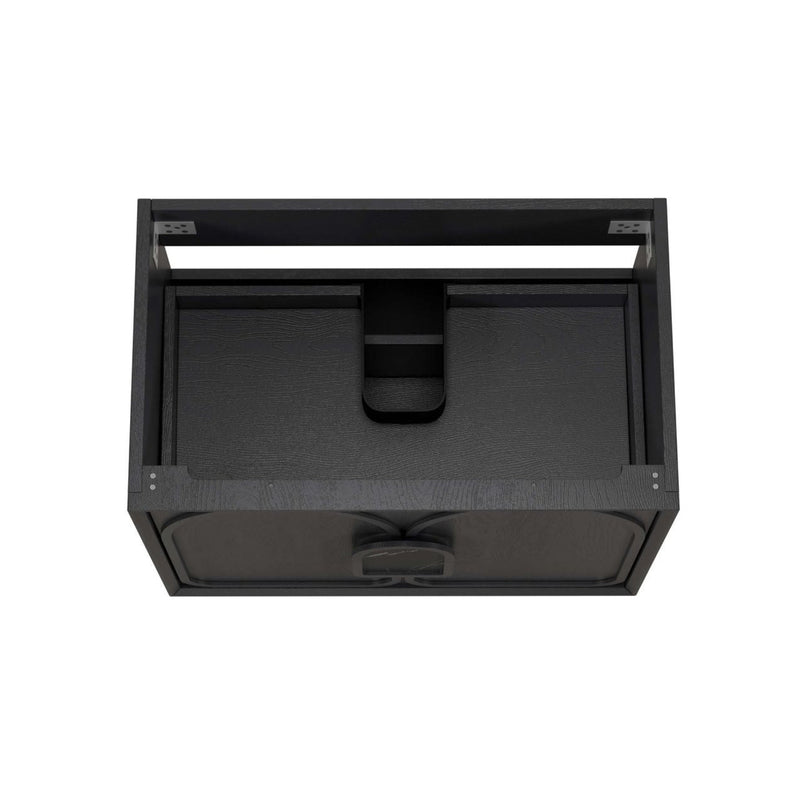 OTTI LAGUNA MARK II BLACK OAK 750MM SINGLE BOWL WALL HUNG VANITY