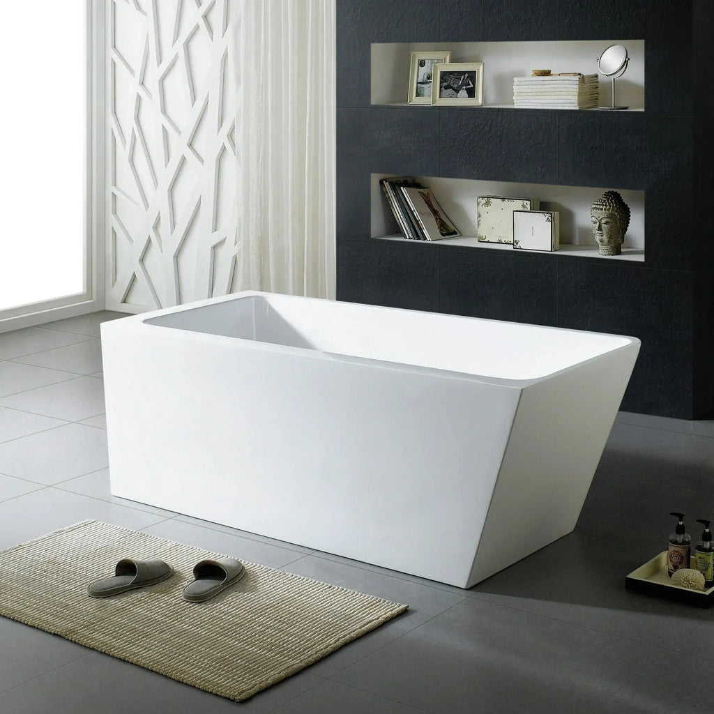 Avis Left Corner Bathtub 1500mm - Aqualux Bathrooms- Poseidon