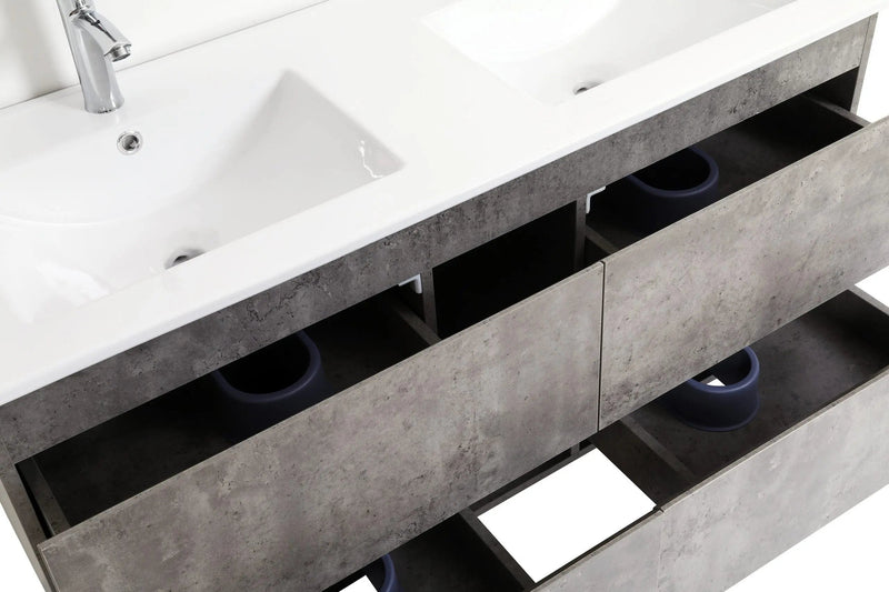 Mercio - Luna Plywood Wall Hung Vanity 1200mm - Aqualux Bathrooms