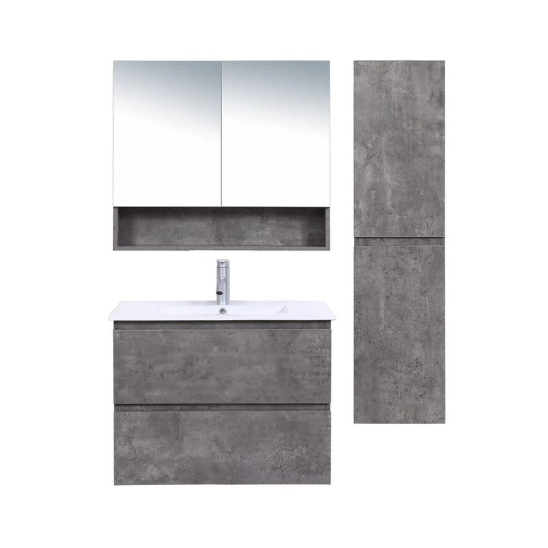Mercio - Luna Plywood Wall Hung Vanity 750mm - Aqualux Bathrooms