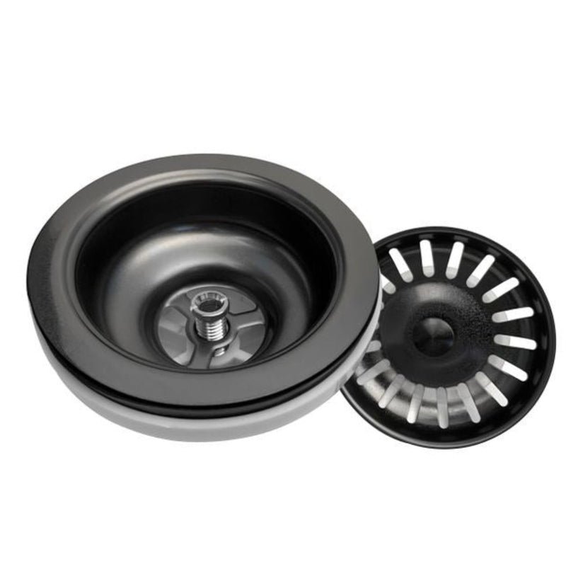 OTTI AXON 39S SINGLE BOWL KITCHEN AND LAUNDRY SINK GUN METAL 390MM
