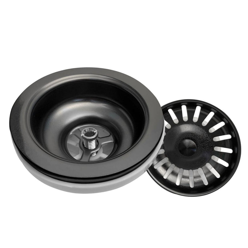 OTTI AXON 52S SINGLE BOWL KITCHEN AND LAUNDRY SINK GUN METAL 520MM