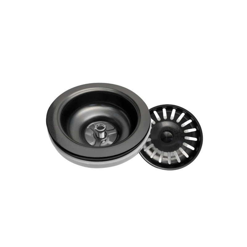 OTTI AXON 58S SINGLE BOWL KITCHEN AND LAUNDRY SINK GUN METAL 580MM