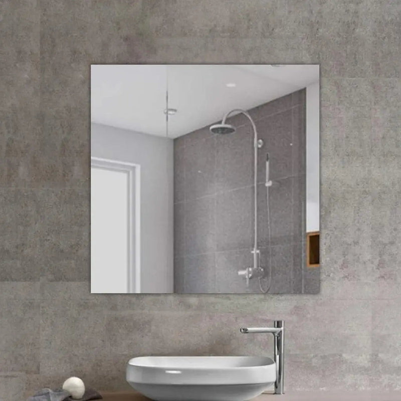 ABS Riva - Riva Pencil Edge Frameless Square Mirror 900mm (No Hook) - Aqualux Bathrooms