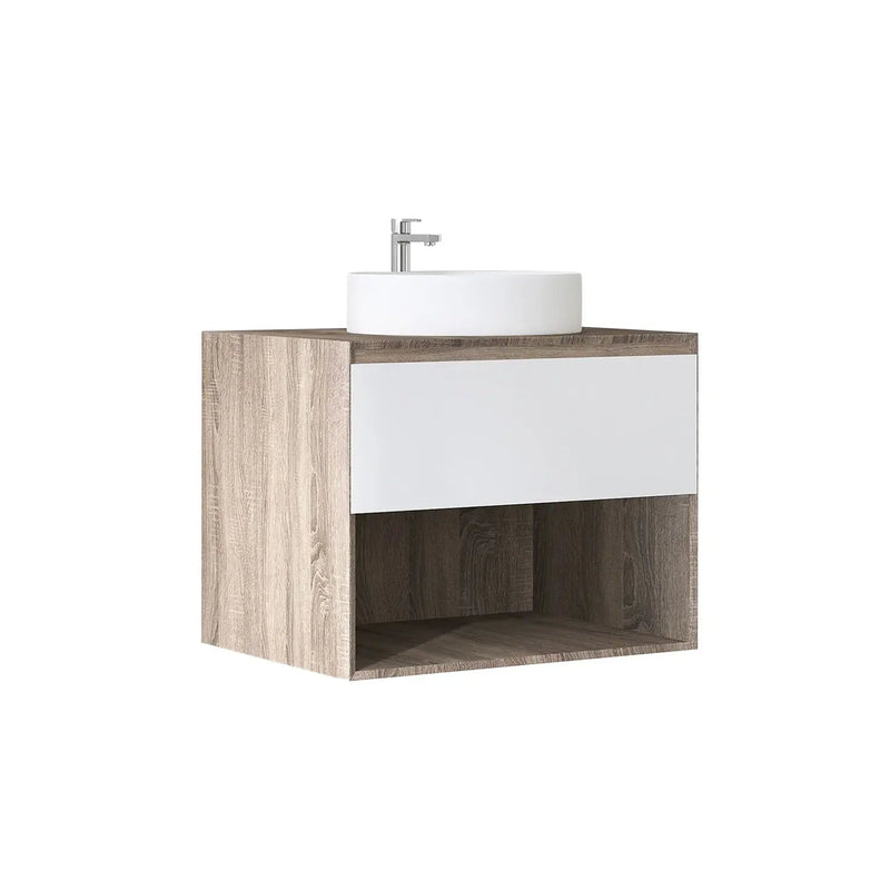 Mercio - Mercio MI Series 60cm Designer Bathroom Wall Hung Vanity - Aqualux Bathrooms