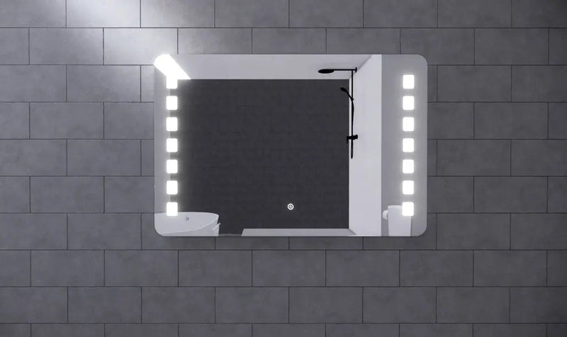 ABS Riva - Riva S1 Frameless Rectangle Led Mirror With 3 Colour Lights Frontlit 1200mm - Aqualux Bathrooms