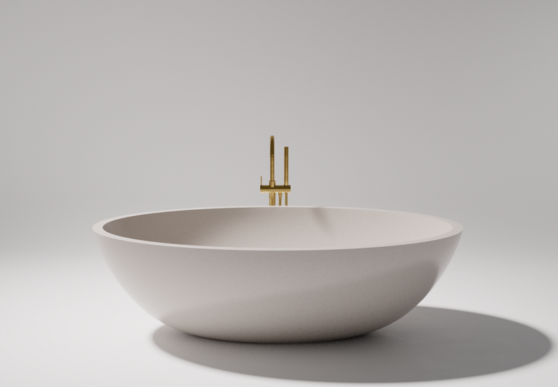 Pietra Bianca Maddison Freestanding Stone Bath