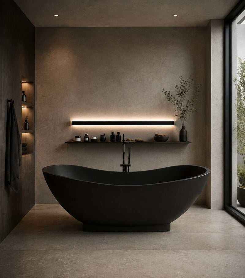 Pietra Bianca Mango Freestanding Stone Bath