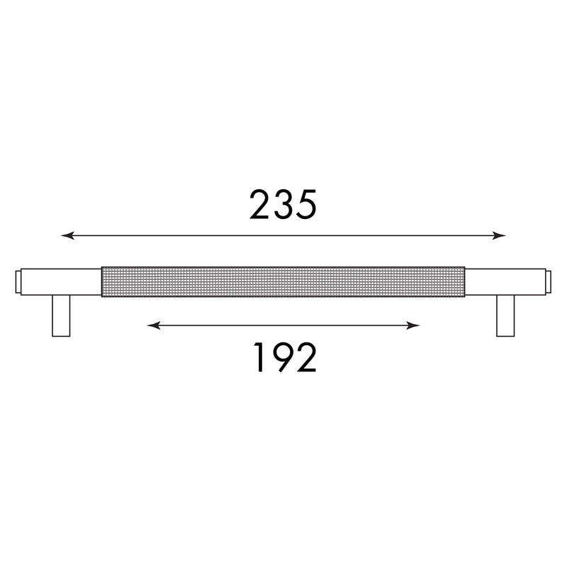 OTTI NORD HANDLE GUN METAL (MULTIPLE SIZES AVAILABLE)