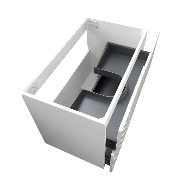 OTTI NOOSA MATTE WHITE 750MM SINGLE BOWL FLOOR STANDING VANITY